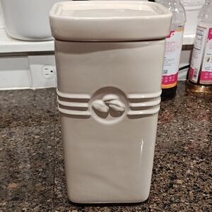 Le Creuset Cream Ceramic Canister